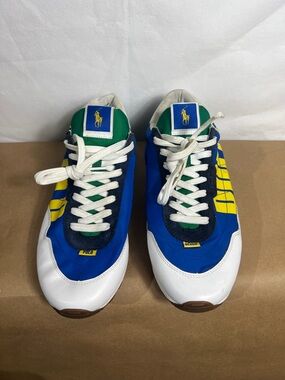 Polo by Ralph Lauren Men's Blue & White Athletic Sneakers